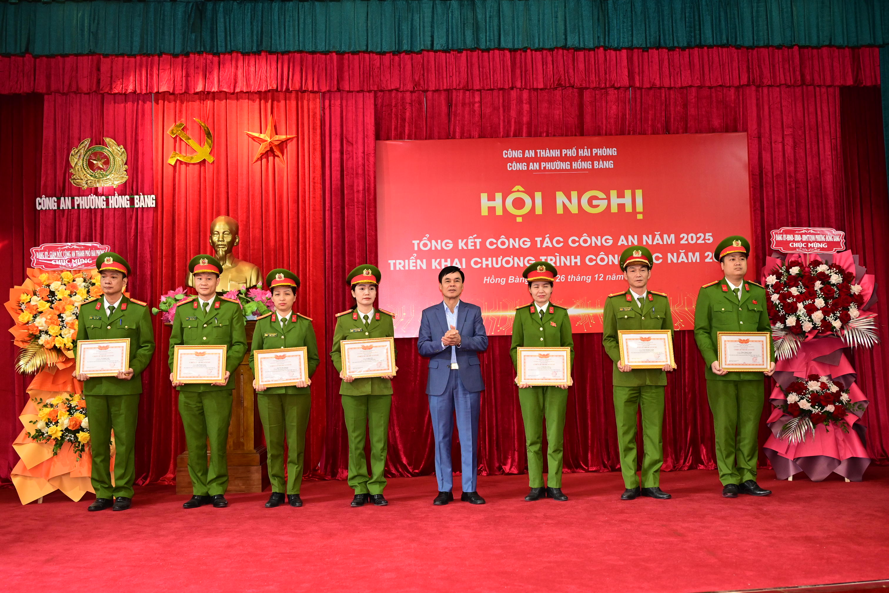 Công an phường Hồng Bàng triển khai 9 nhiệm vụ công tác  trọng tâm năm 2026